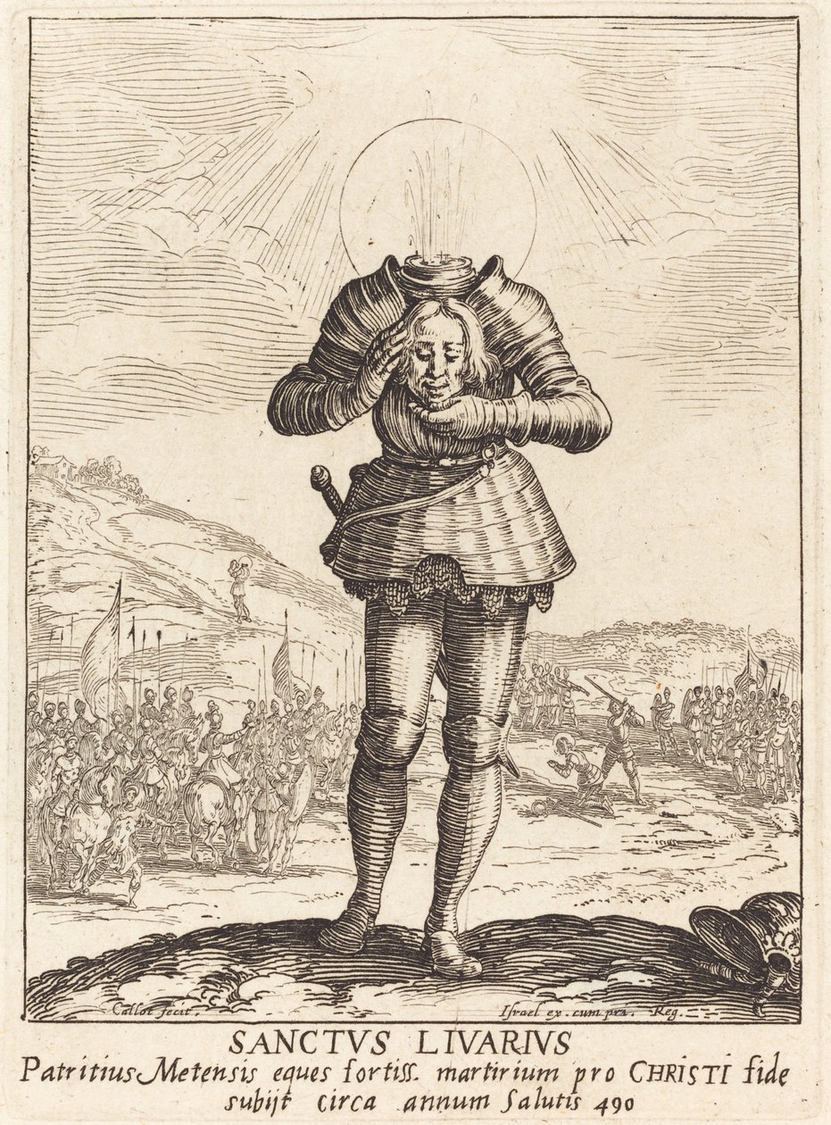 Szent Livier alkotó: Jacques Callot