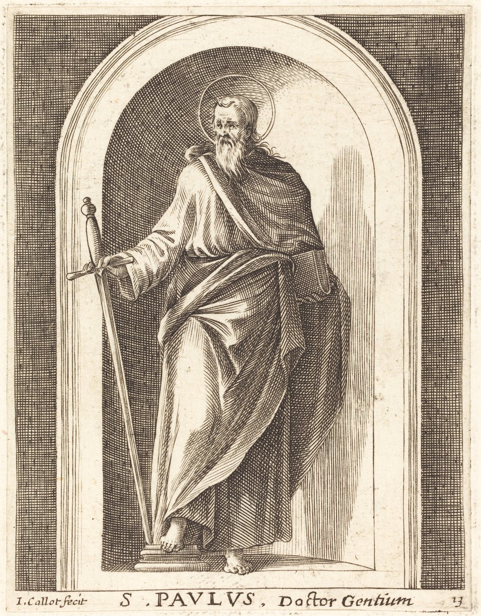Szent Pál alkotó: Jacques Callot