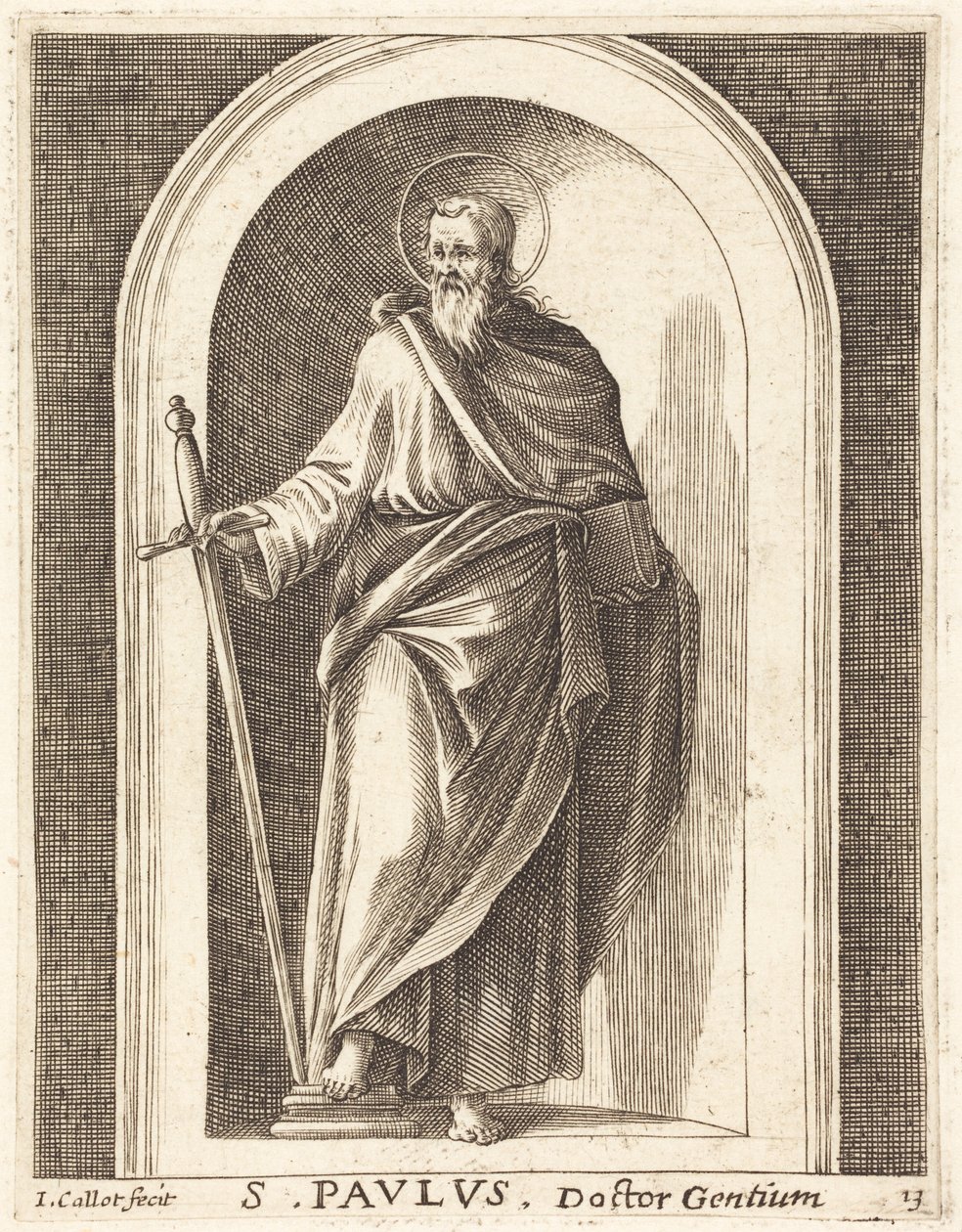 Szent Pál alkotó: Jacques Callot