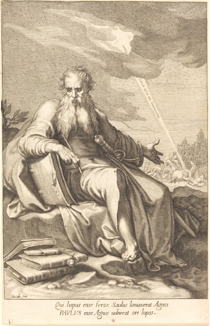 Szent Pál, ül alkotó: Jacques Callot