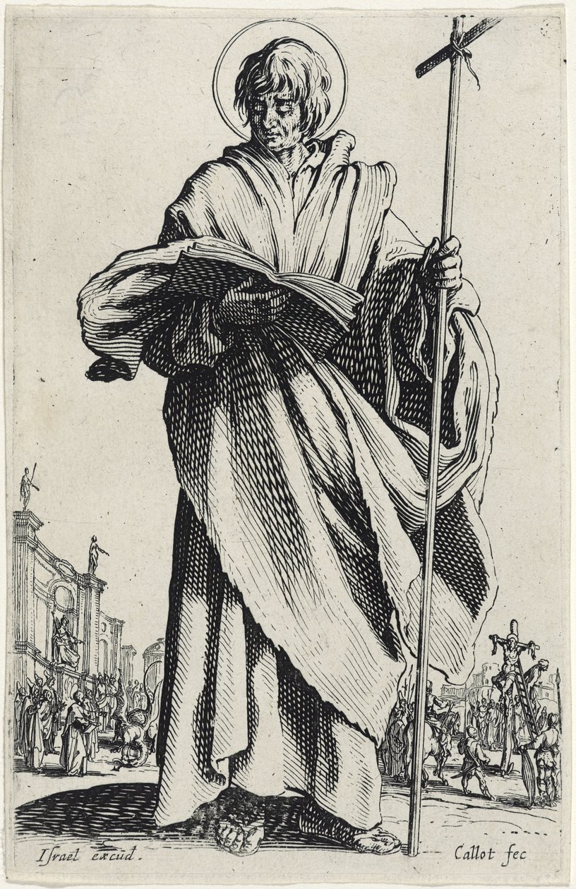 Szent Fülöp a nagy apostolokból, 1631 alkotó: Jacques Callot