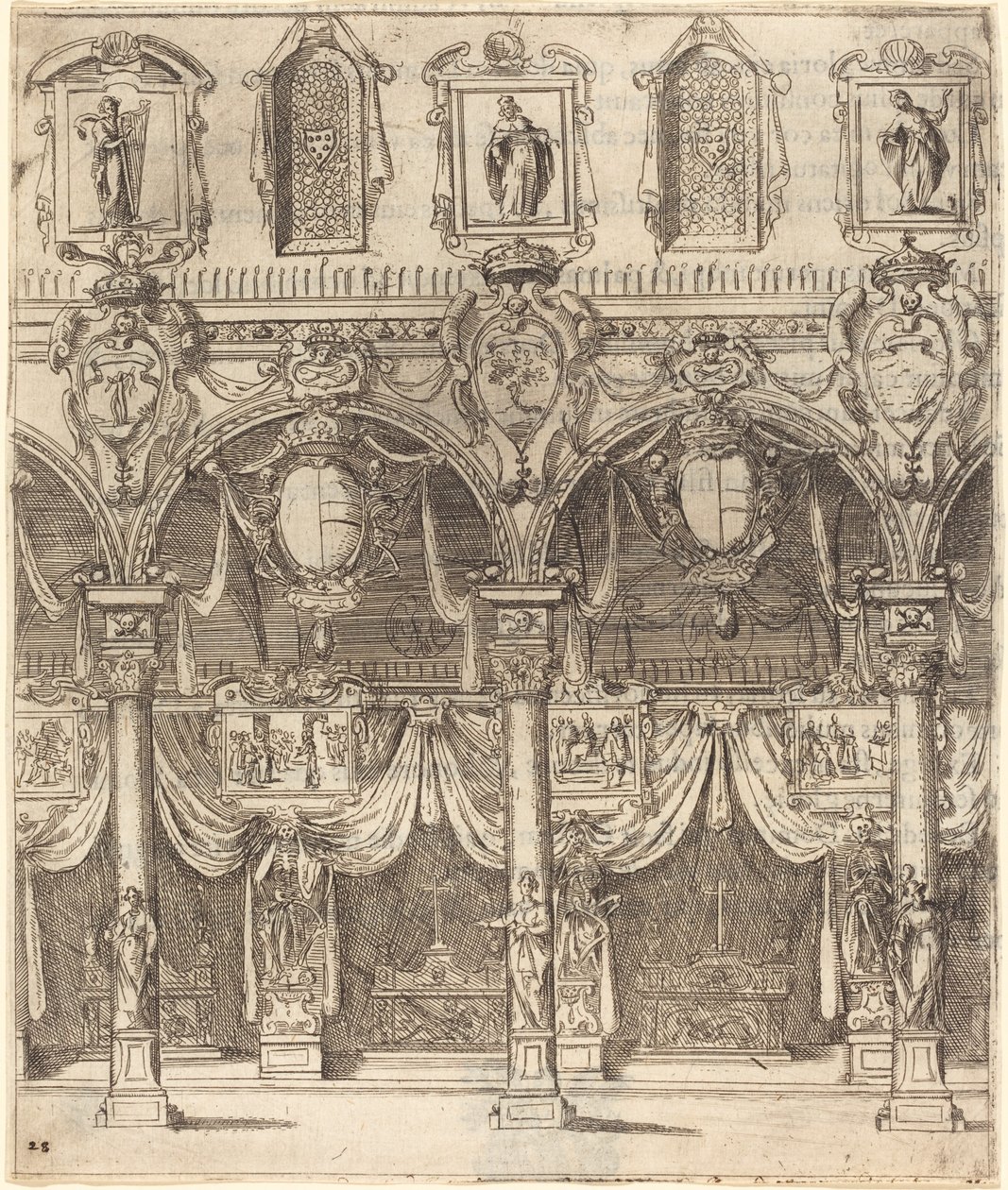 San Lorenzo mellékfolyosója, Firenze alkotó: Jacques Callot