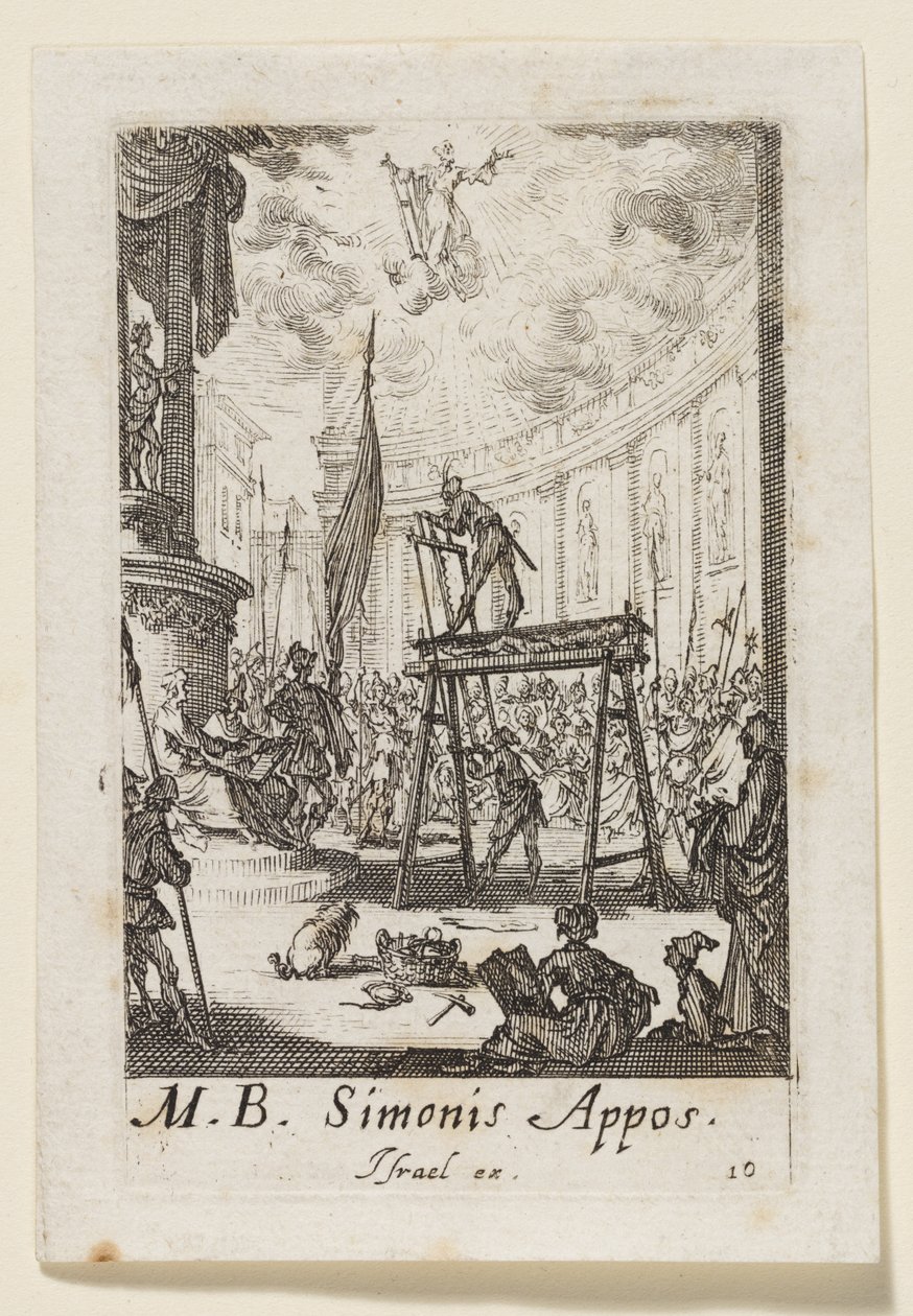 Simon apostol (Simonis Appos.) alkotó: Jacques Callot