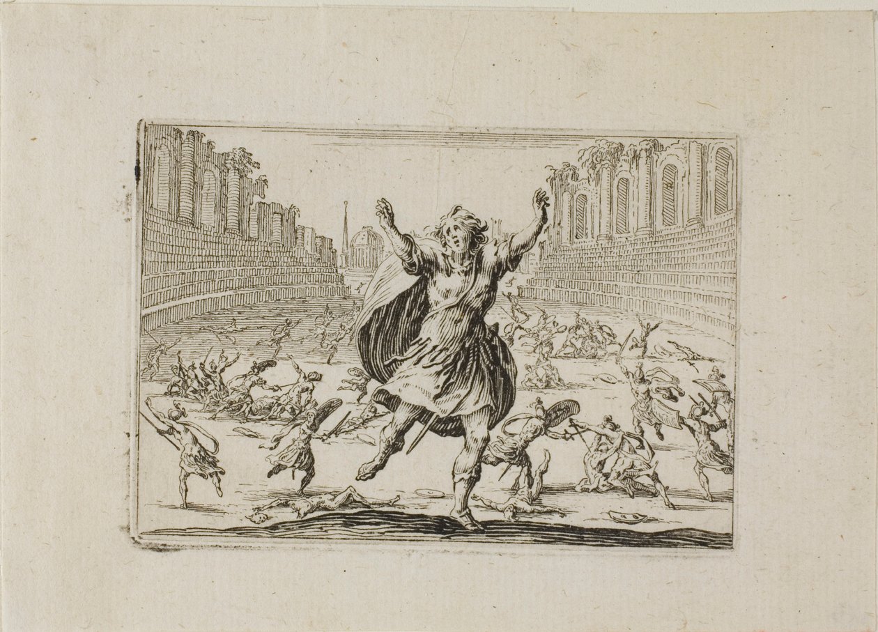 Csetepaté a cirkuszban, A szeszélyekből alkotó: Jacques Callot