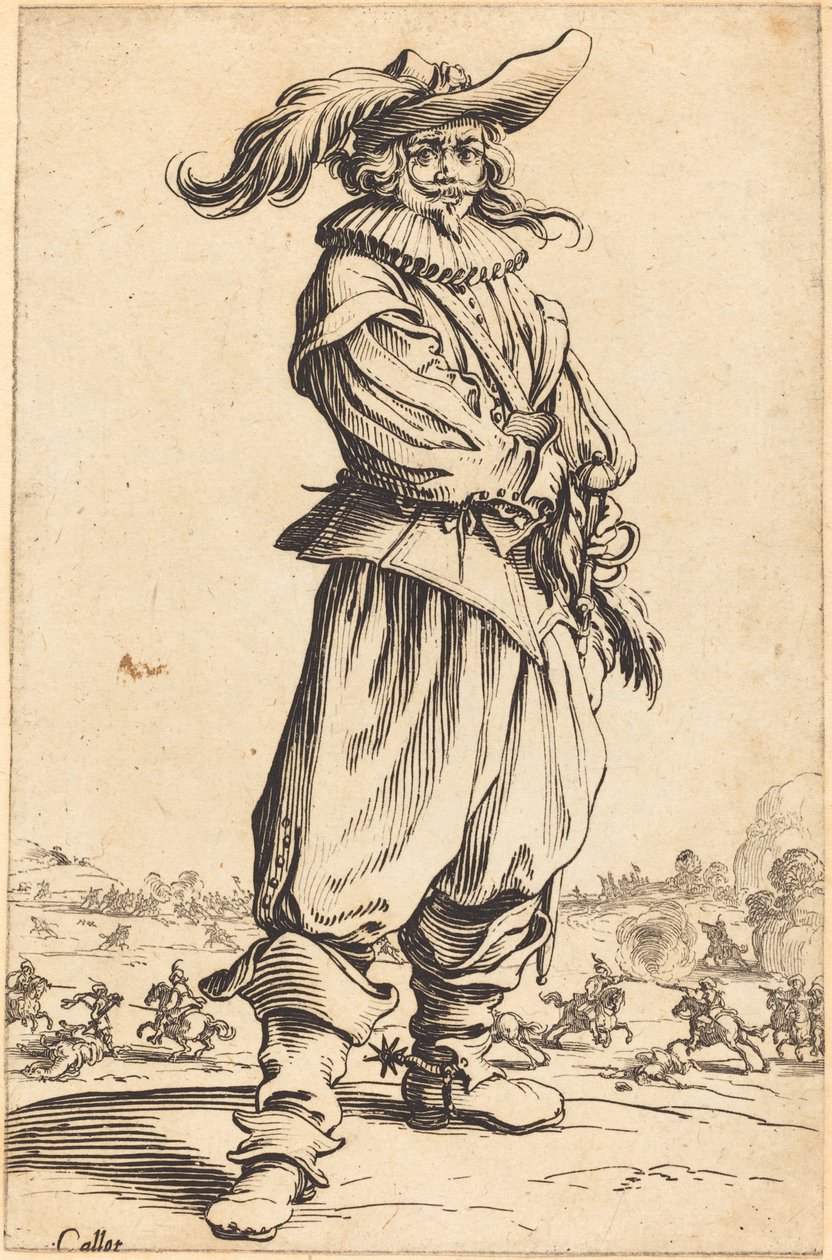 Katona tollas kalapban alkotó: Jacques Callot