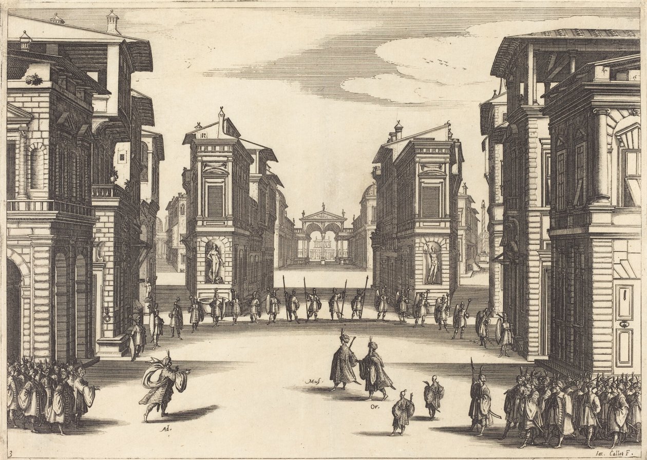 Soliman, III. felvonás alkotó: Jacques Callot