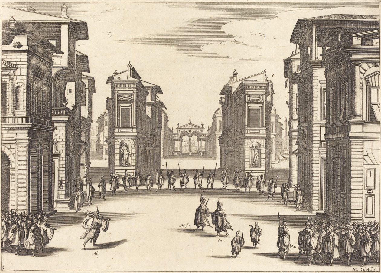 Soliman, III. felvonás alkotó: Jacques Callot