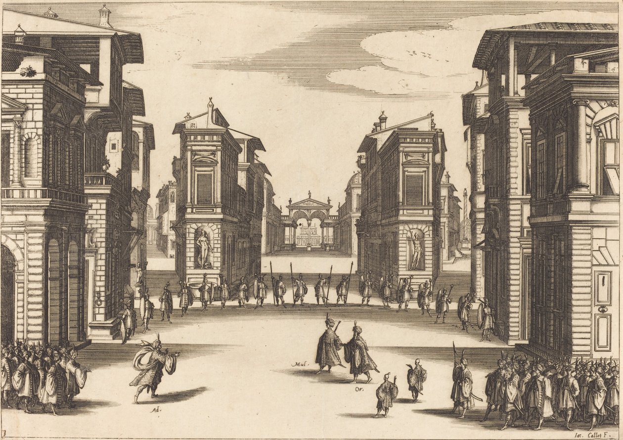 Soliman, III. felvonás, alkotó: Jacques Callot