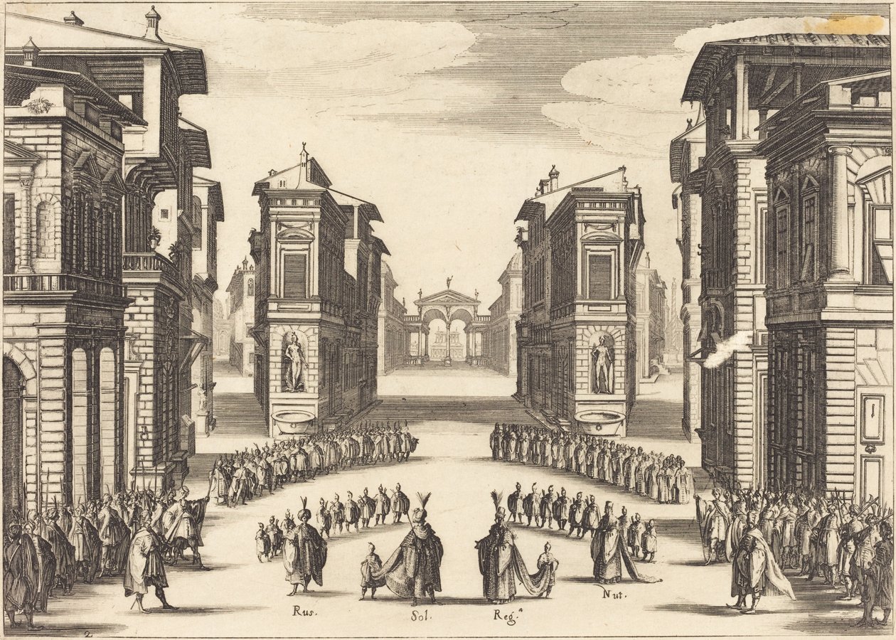 Szulejmán, II. felvonás alkotó: Jacques Callot