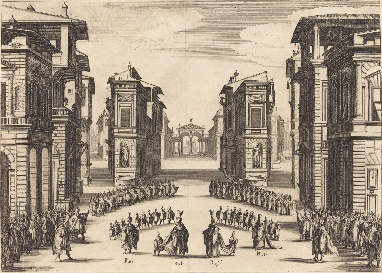 Szulejmán, II. felvonás alkotó: Jacques Callot
