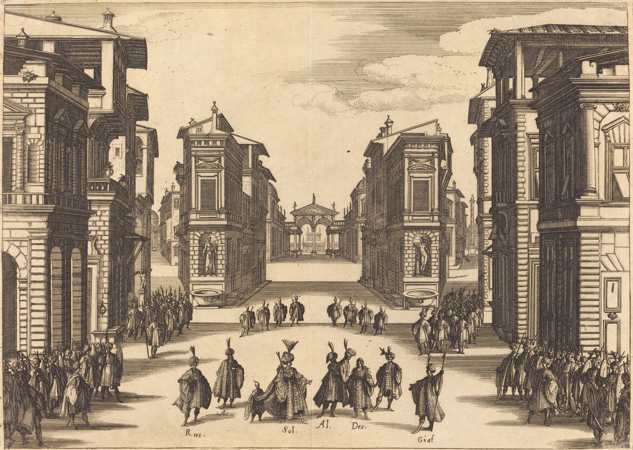Szulejmán, IV. felvonás alkotó: Jacques Callot