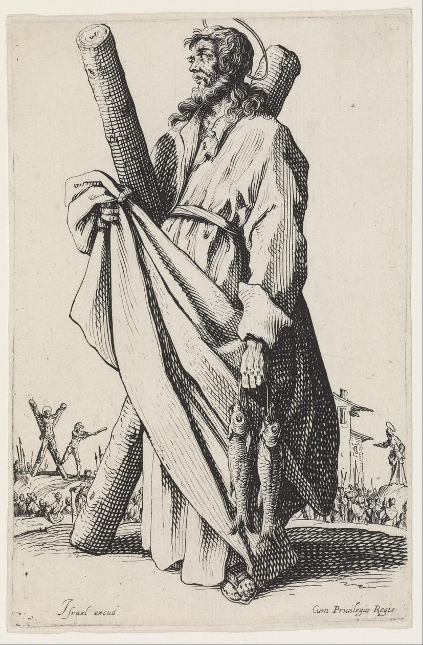 Szent András alkotó: Jacques Callot