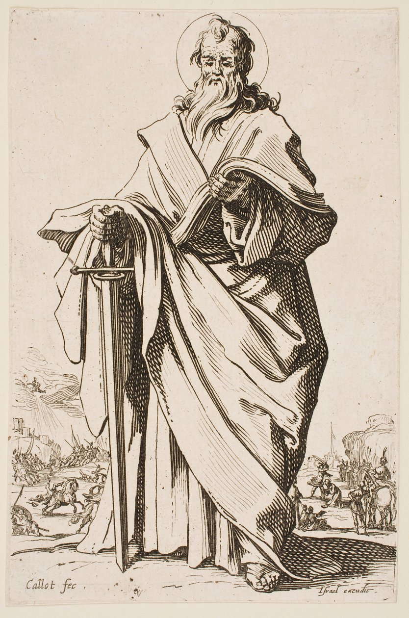 Szent Pál, a „Nagy apostolok” sorozatból alkotó: Jacques Callot