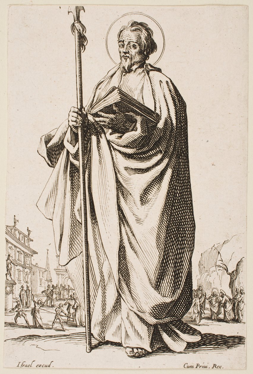 Szent Tamás, a „Nagy apostolok” sorozatból alkotó: Jacques Callot