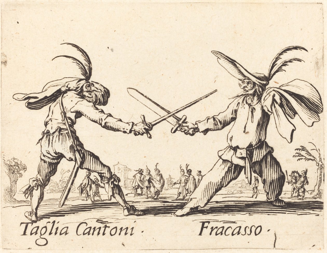 Taglia Cantoni és Fracasso alkotó: Jacques Callot