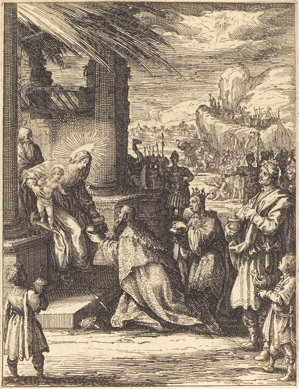 A mágusok imádása alkotó: Jacques Callot
