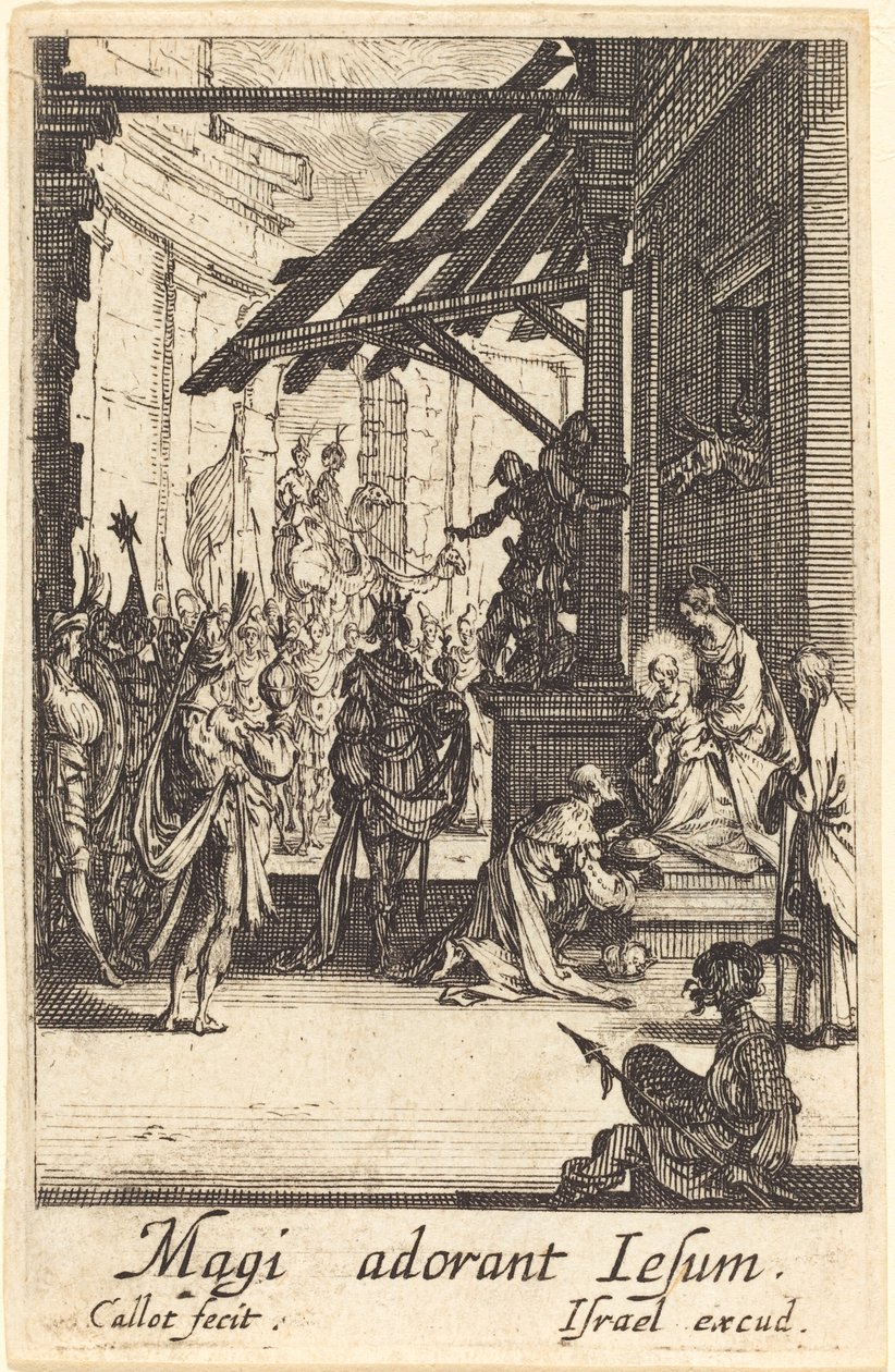 A mágusok imádása alkotó: Jacques Callot