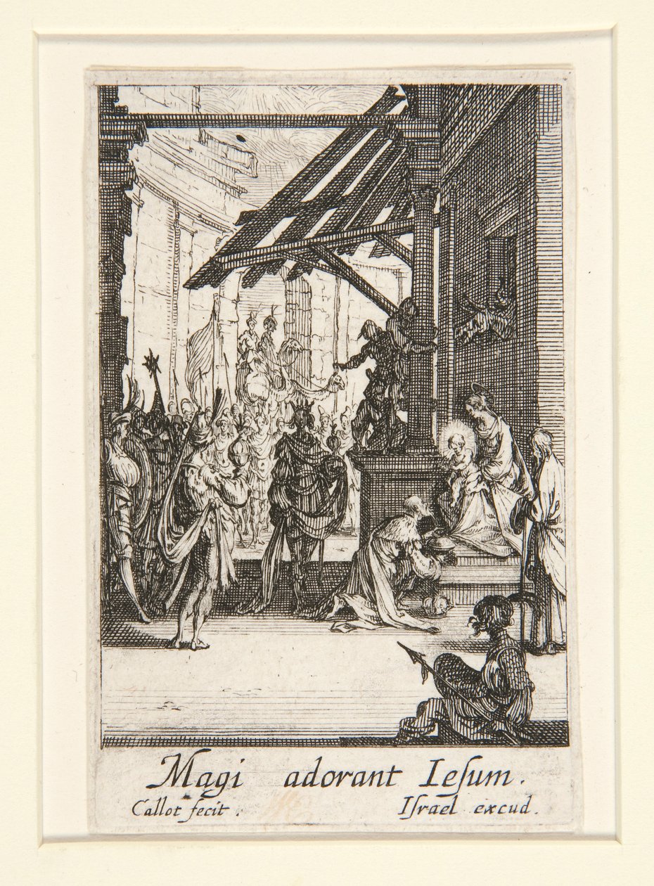 A mágusok imádása, sz. 8 A Szűz életéből alkotó: Jacques Callot