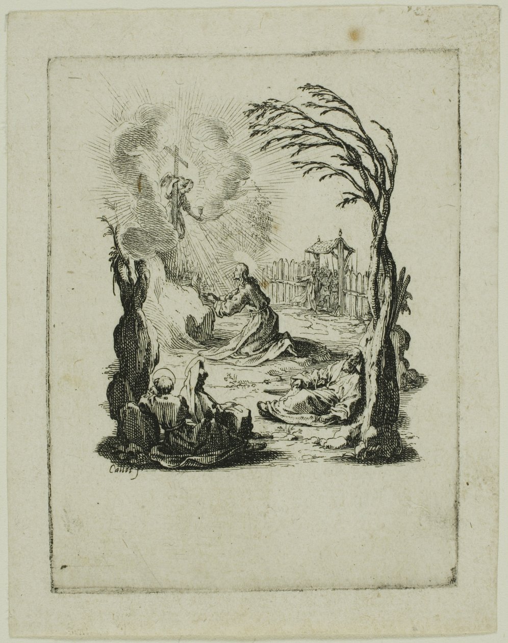 Agónia a kertben, A kis szenvedélyből alkotó: Jacques Callot