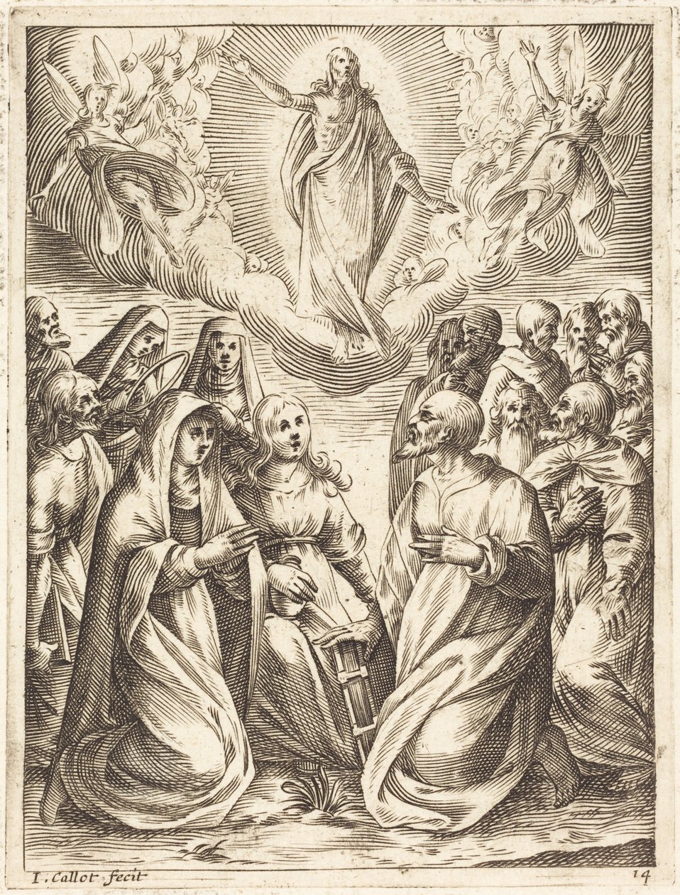 Mennybemenetel alkotó: Jacques Callot