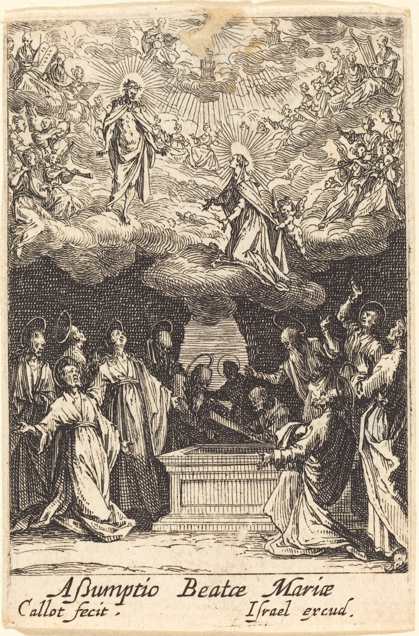 A Szűz mennybemenetele alkotó: Jacques Callot