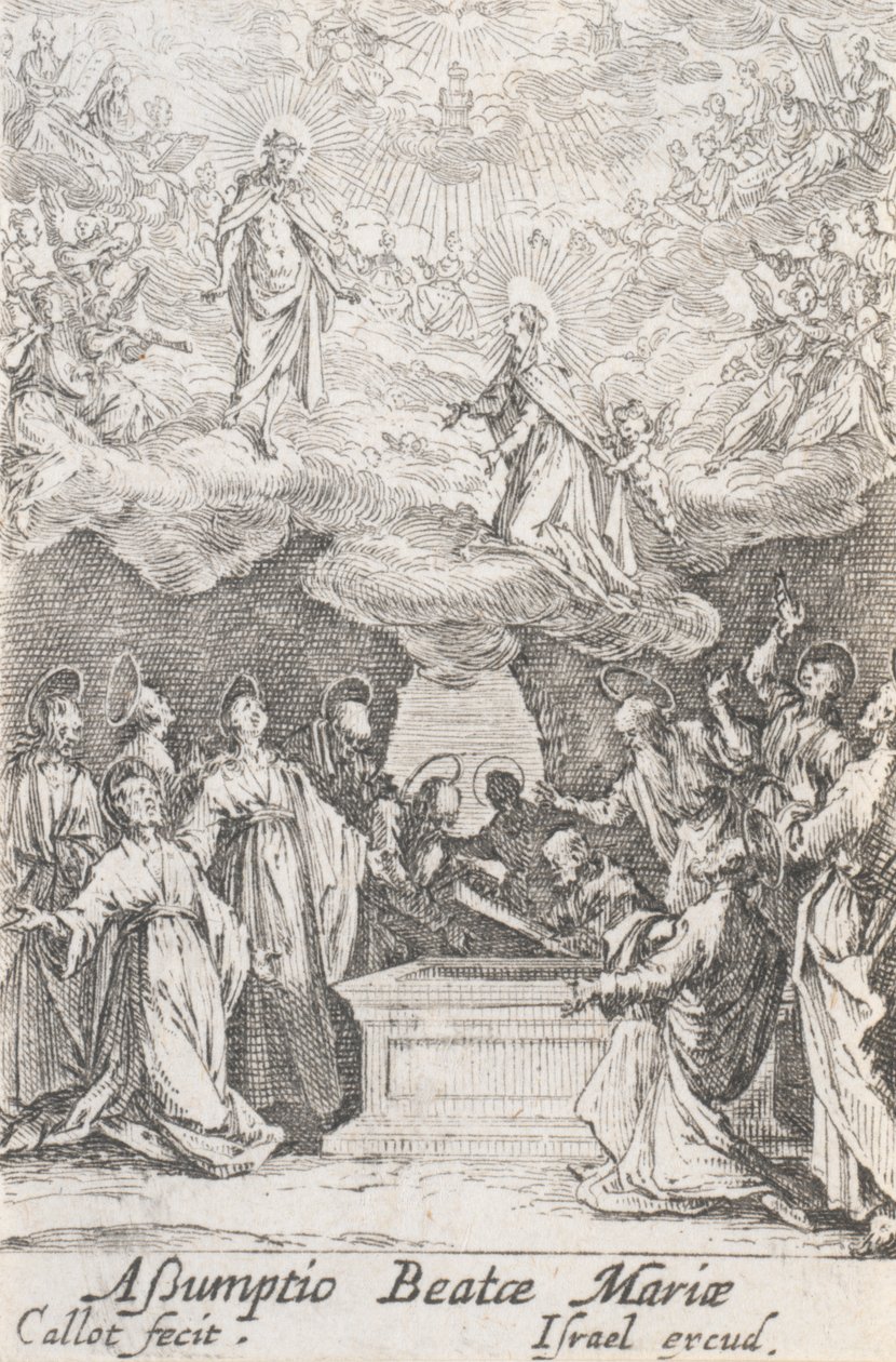 A Szűz mennybemenetele, sz. 13 A Szűz életéből alkotó: Jacques Callot