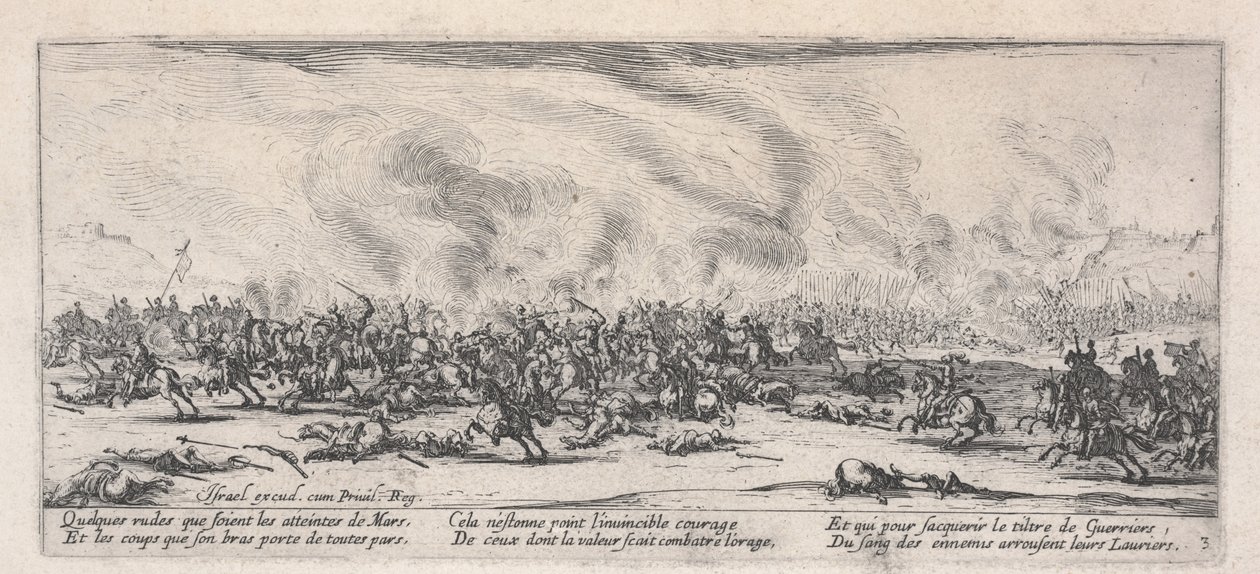 A csata (La Bataille), A háború nyomorúságaiból alkotó: Jacques Callot