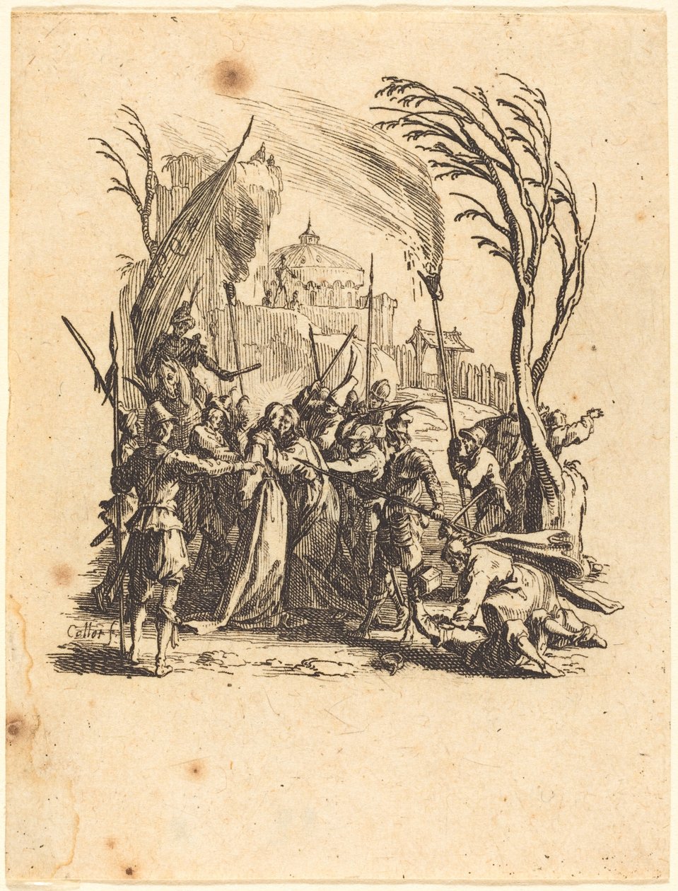 Az árulás c. 16241625. alkotó: Jacques Callot