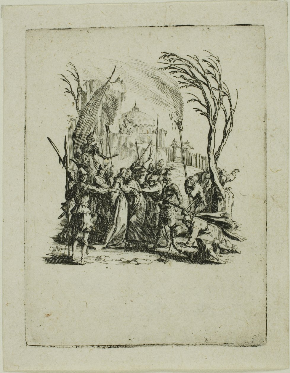 Az árulás, A kis szenvedélyből alkotó: Jacques Callot