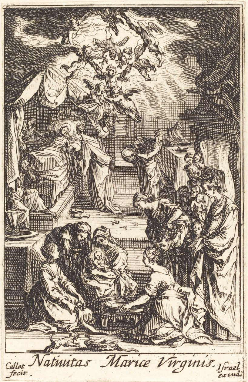 A Szűz születése alkotó: Jacques Callot