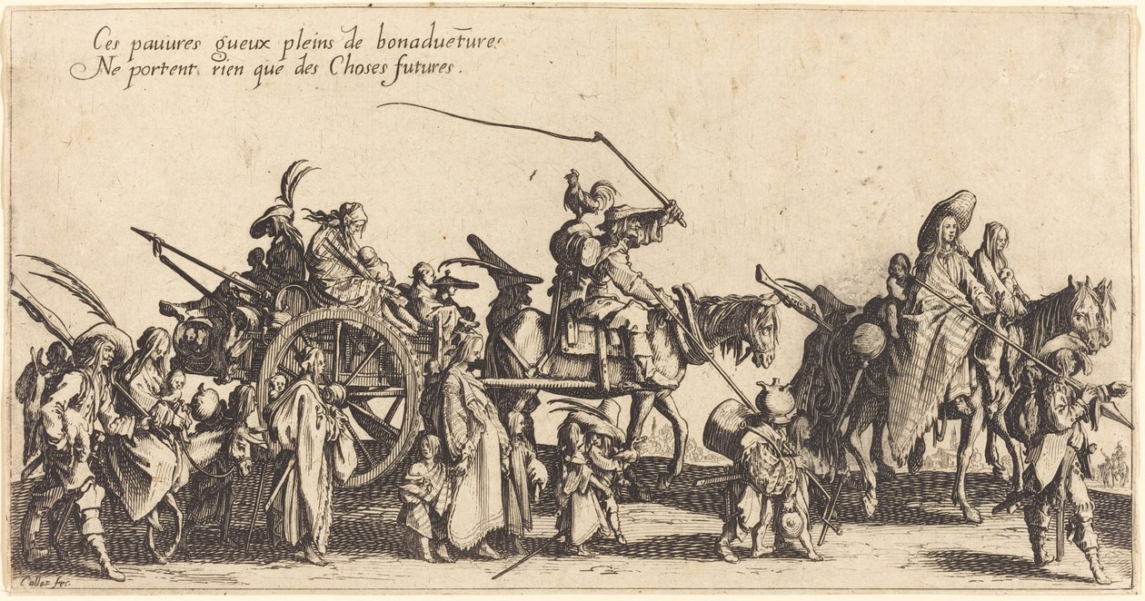 Menetelő csehek: A hátvéd alkotó: Jacques Callot