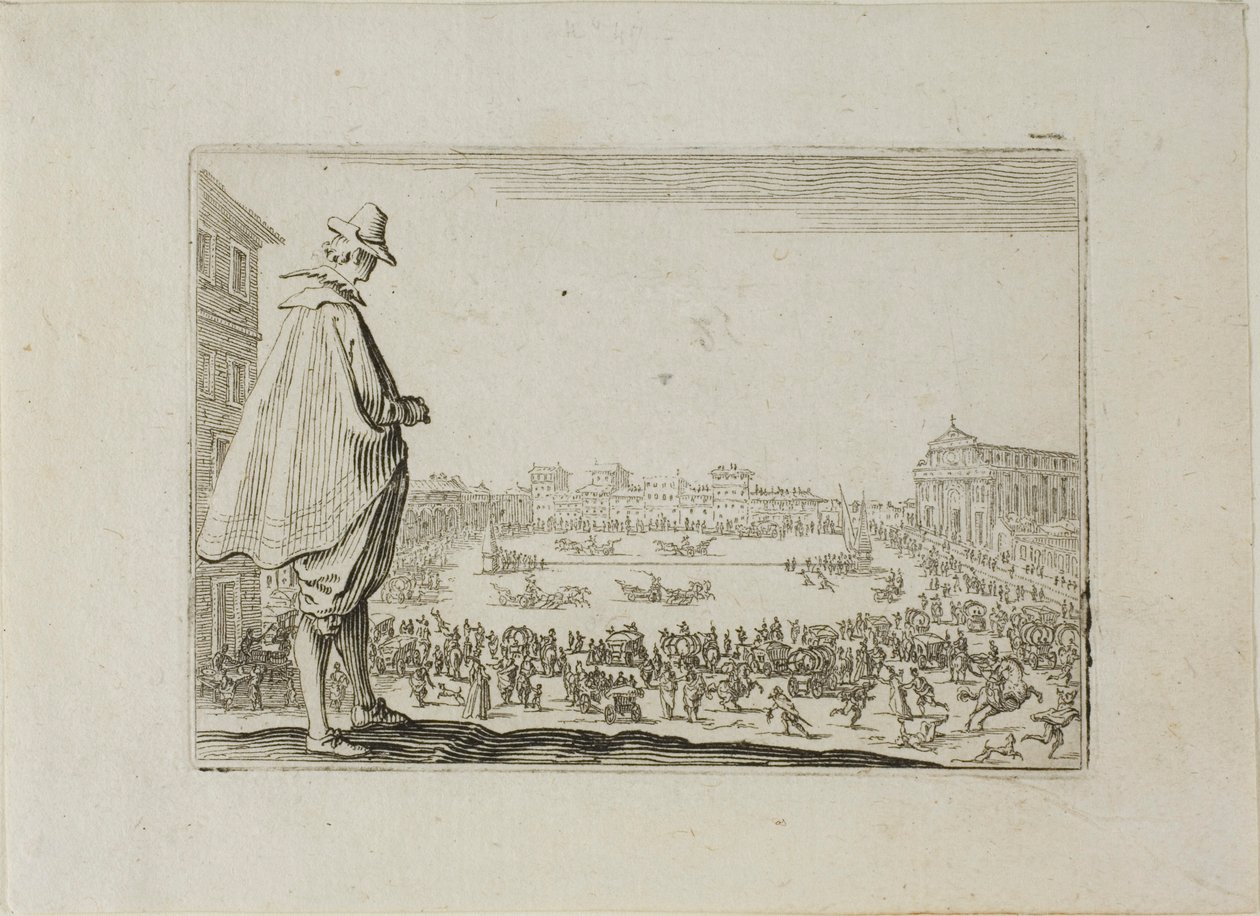 A szekérversenyek Santa Maria-ban, a The Caprices-ből alkotó: Jacques Callot
