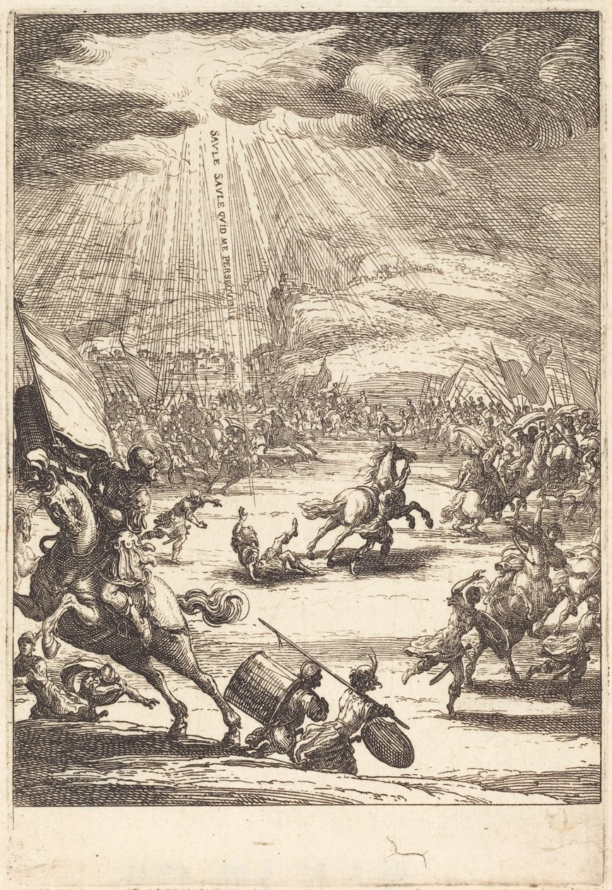 Szent Pál megtérése alkotó: Jacques Callot