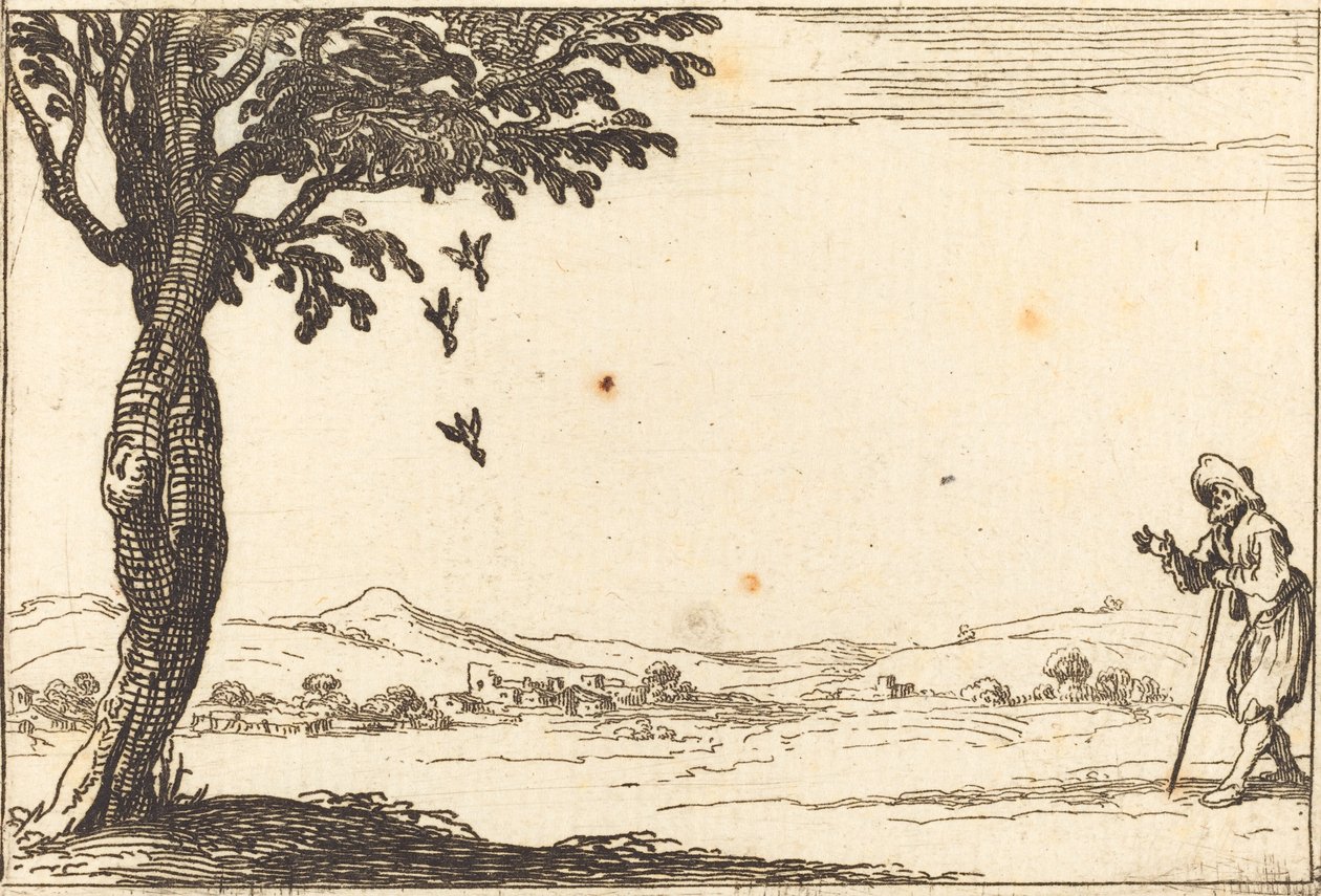 A varjú és fiatalja alkotó: Jacques Callot