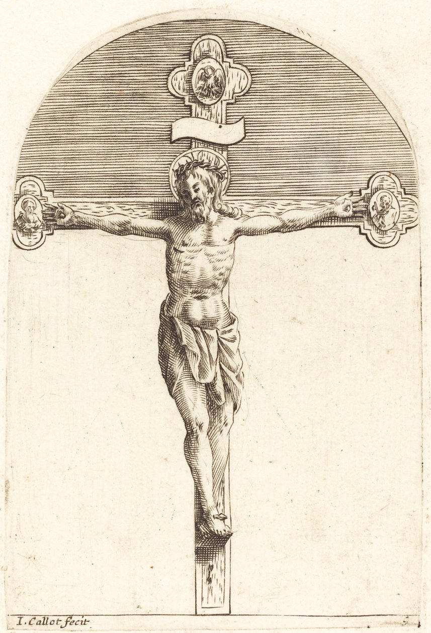 A keresztre feszítés alkotó: Jacques Callot