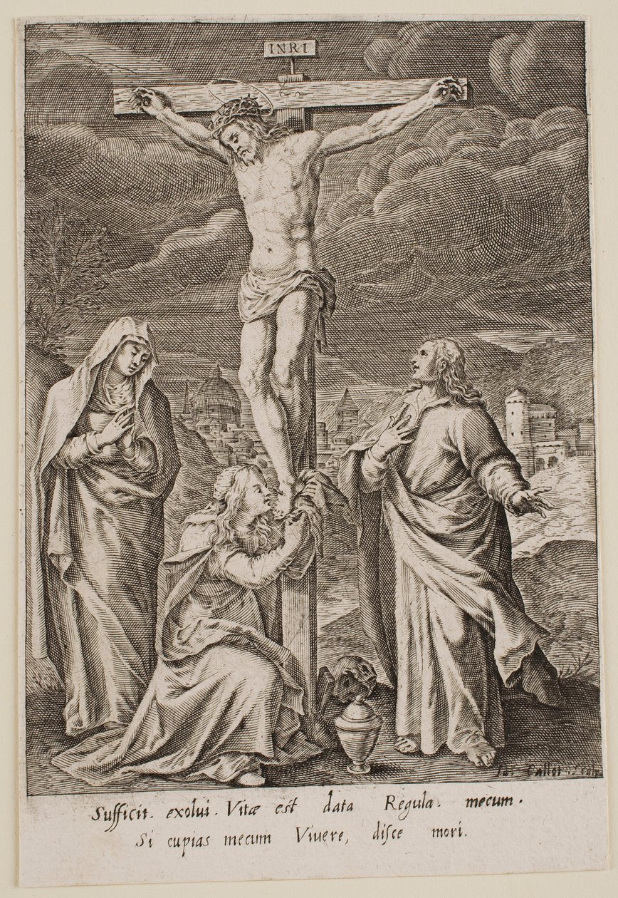 A keresztre feszítés alkotó: Jacques Callot