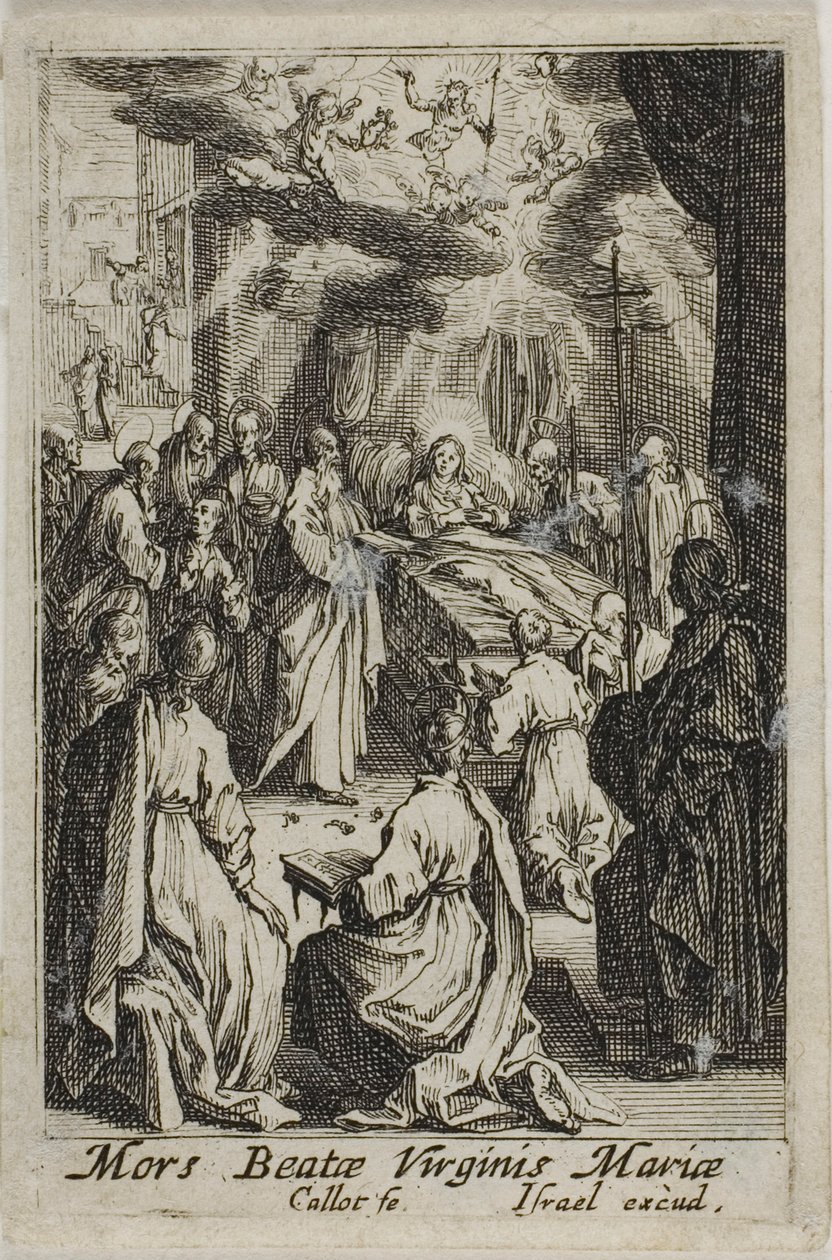 Szűz Mária halála, A Szűz Mária életéből alkotó: Jacques Callot