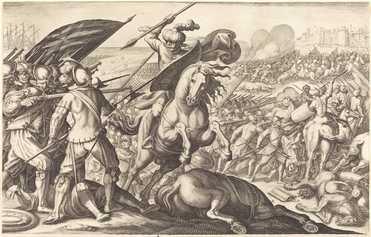 A török lovasság veresége alkotó: Jacques Callot