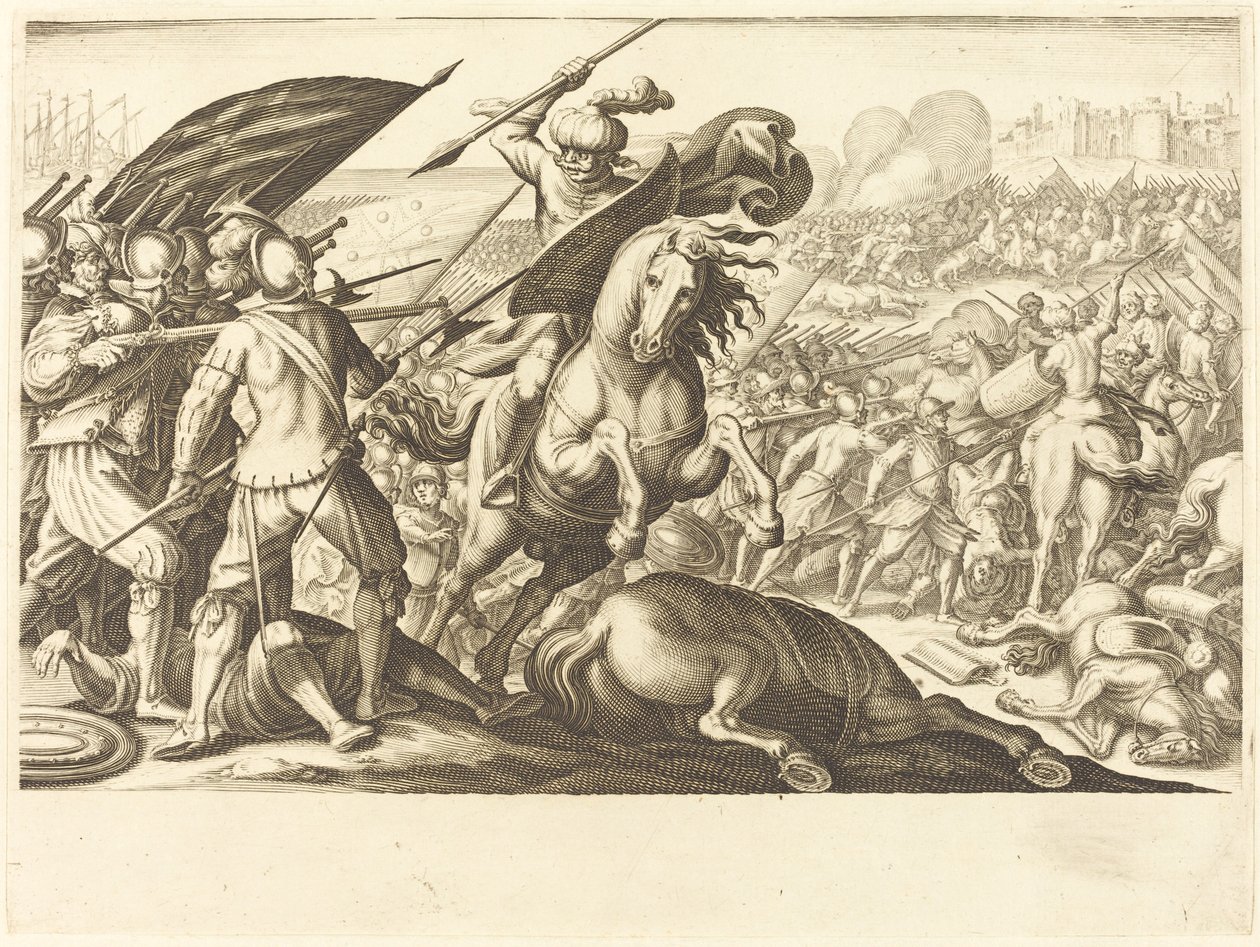 A török lovasság veresége alkotó: Jacques Callot