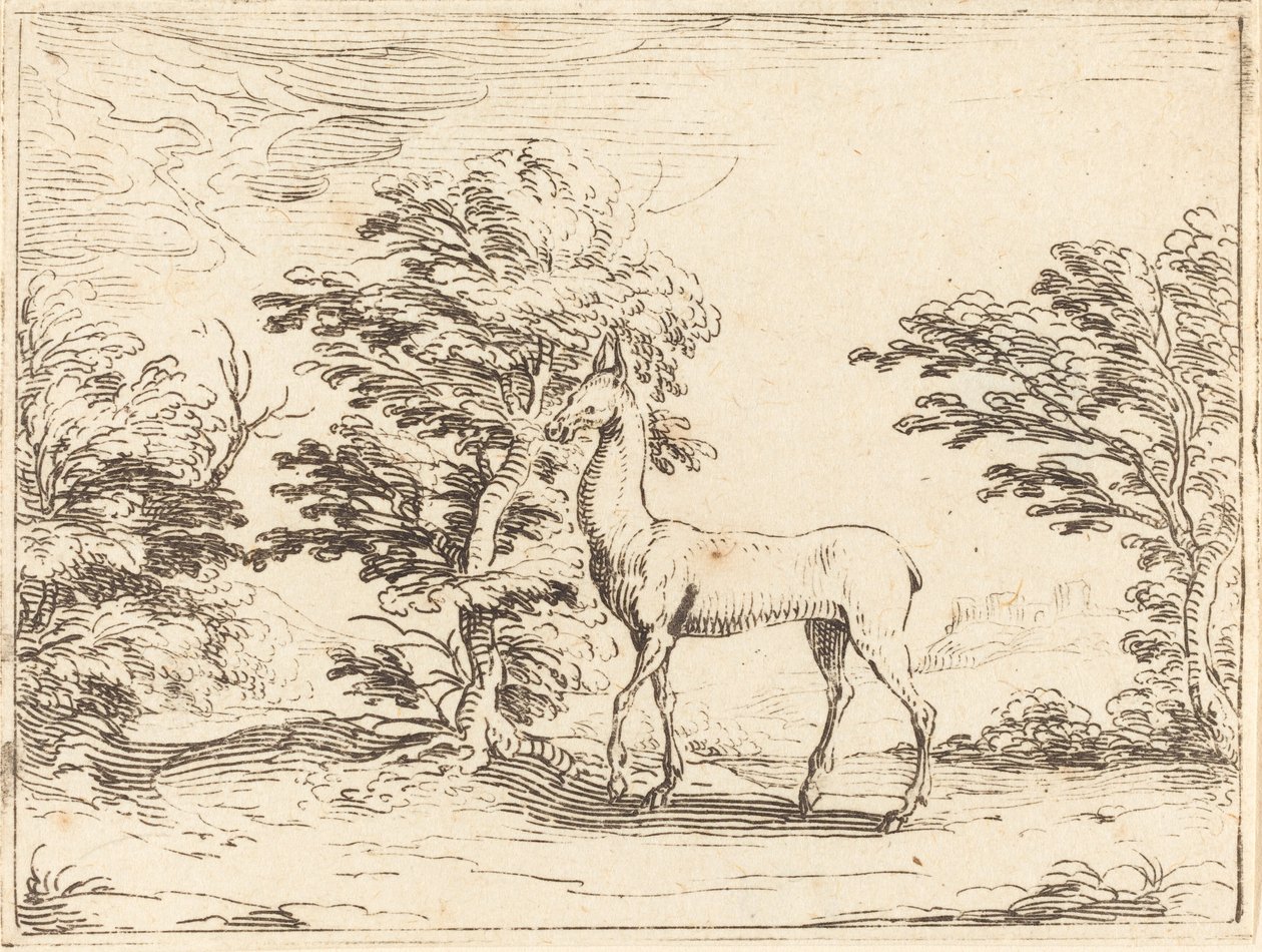Az őzike. alkotó: Jacques Callot