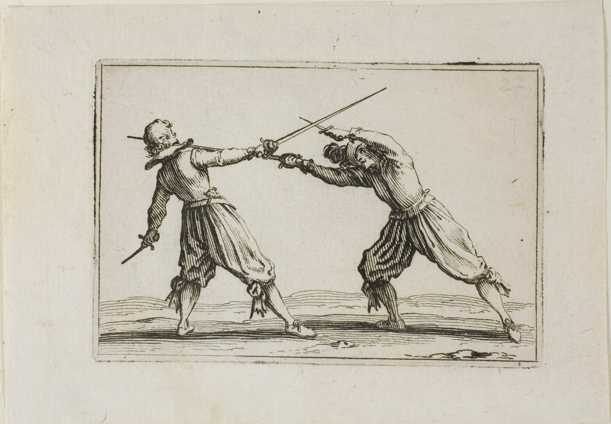 A párbaj kardokkal és tőrökkel, A szeszélyekből alkotó: Jacques Callot