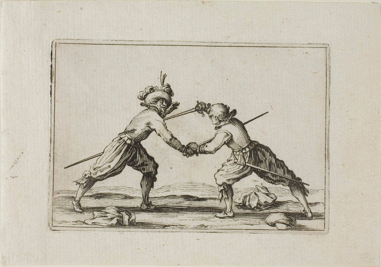 A párbaj kardokkal, A szeszélyekből alkotó: Jacques Callot
