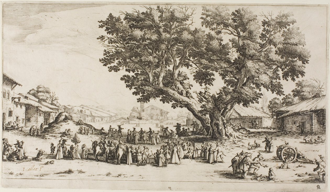 Gondreville-i vásár alkotó: Jacques Callot