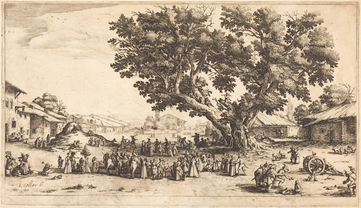 A Xeuilley-i vásár alkotó: Jacques Callot