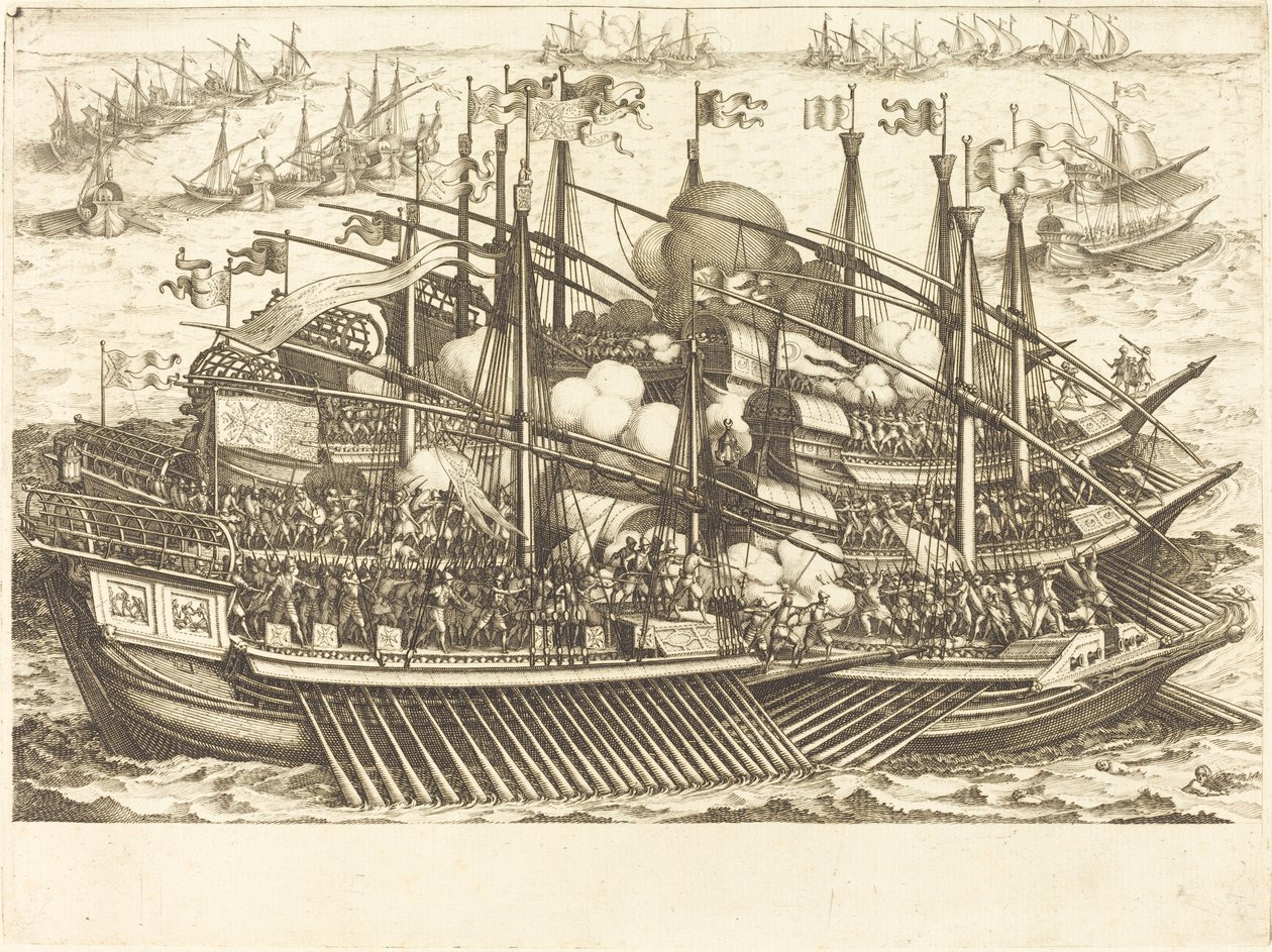 Az első tengeri csata alkotó: Jacques Callot