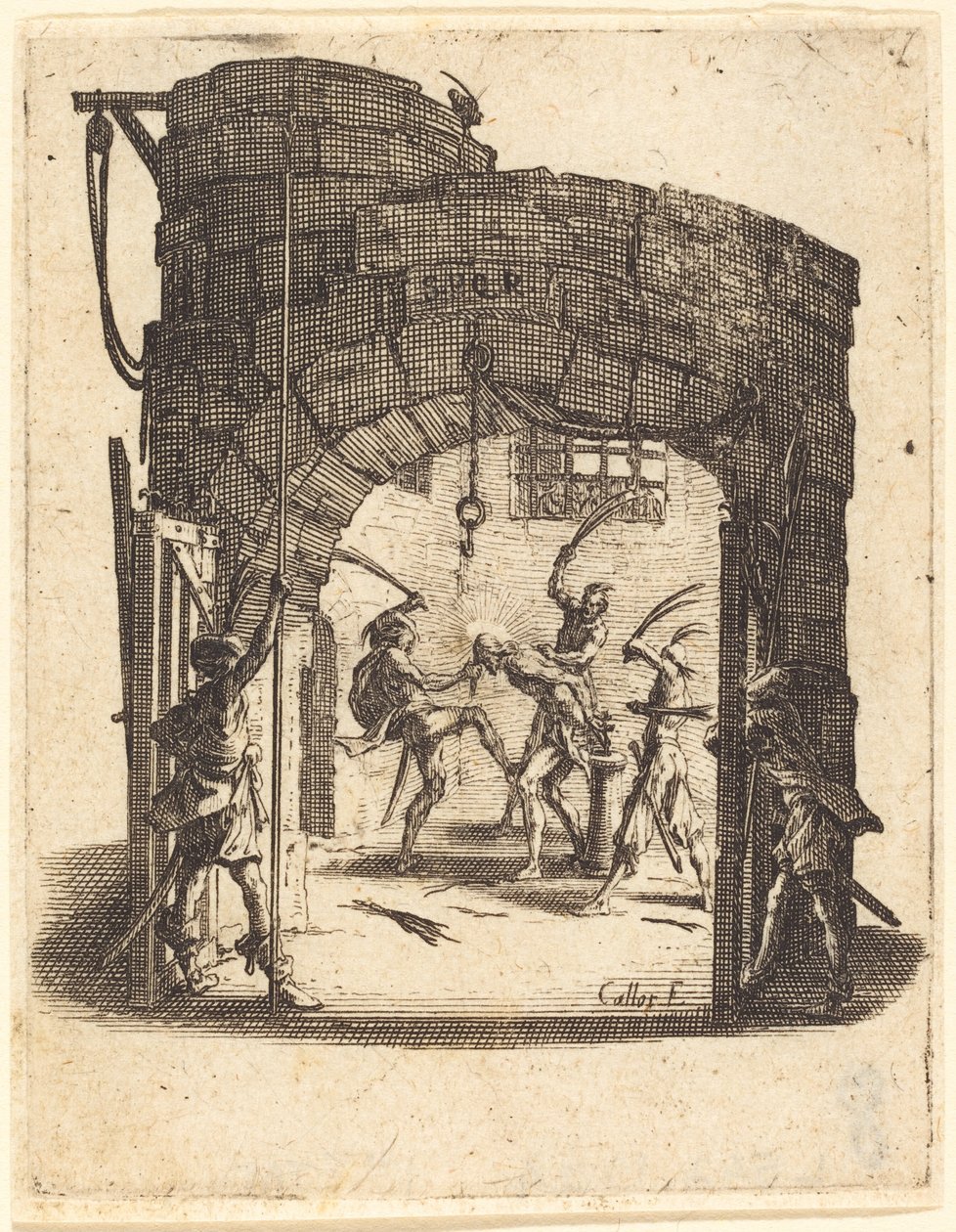 A zászlózás alkotó: Jacques Callot