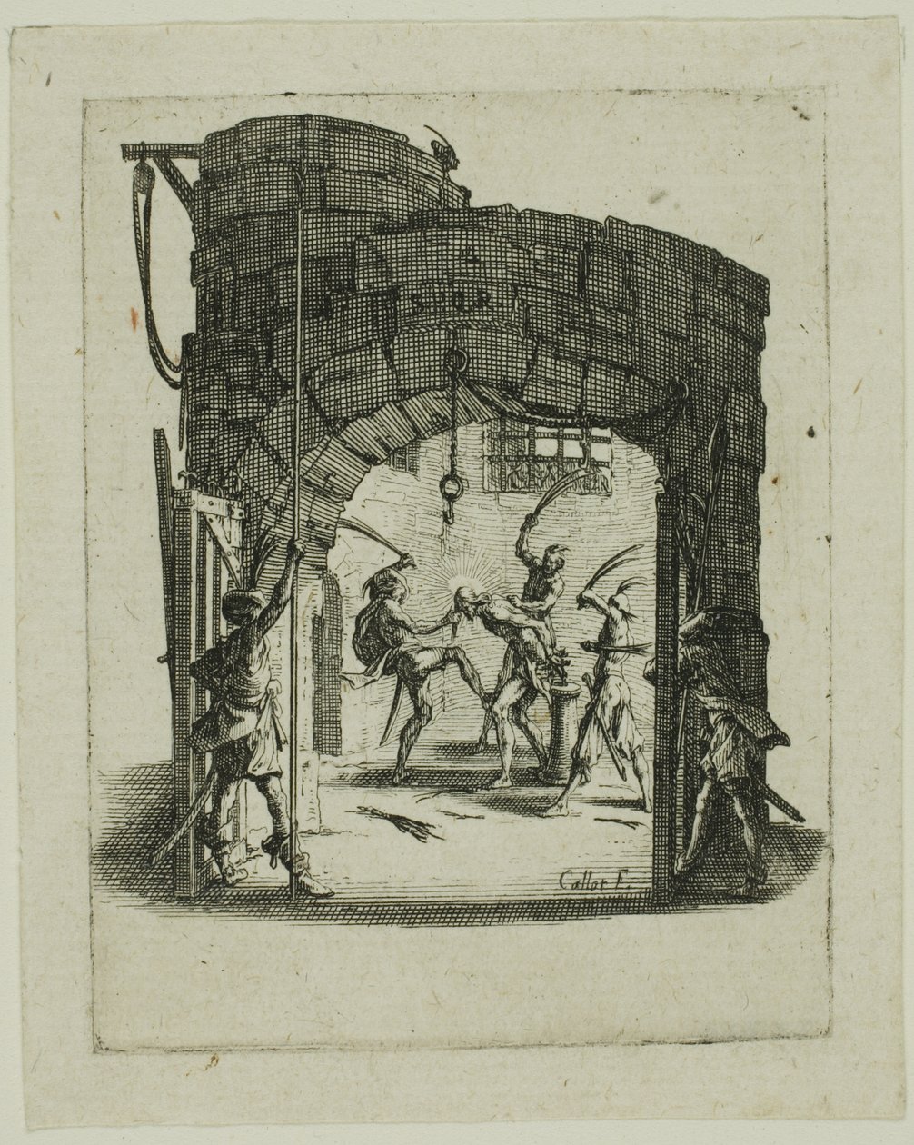 A zászlózás, A kis szenvedélyből alkotó: Jacques Callot