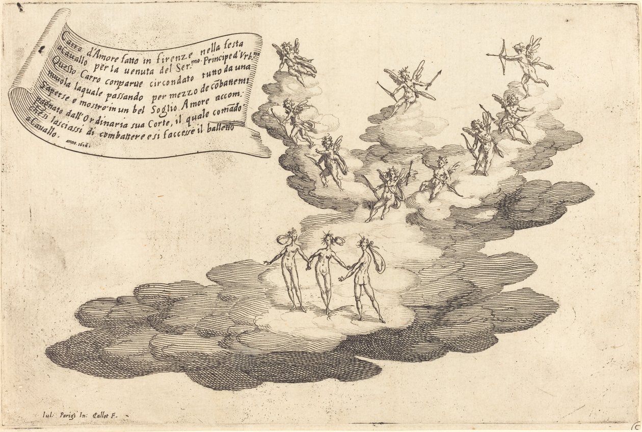 A szerelem úszója alkotó: Jacques Callot