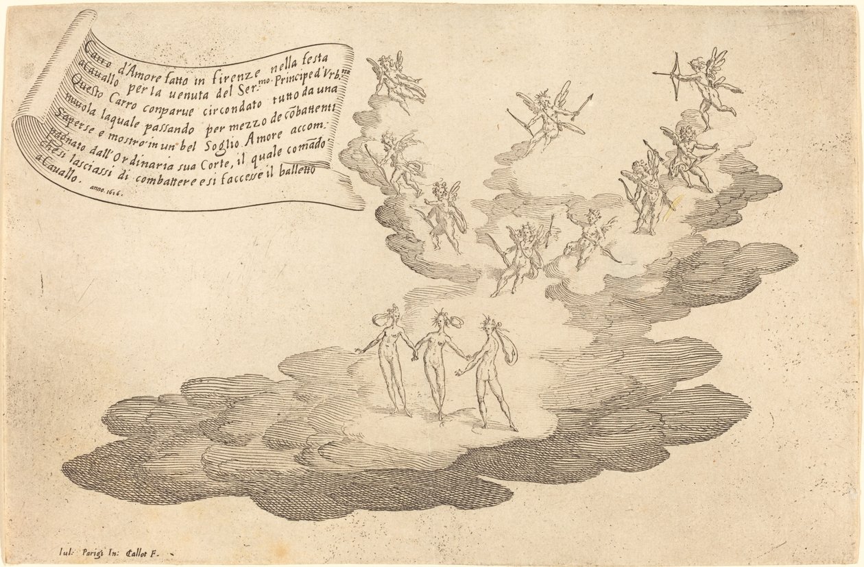 A szerelem úszója alkotó: Jacques Callot