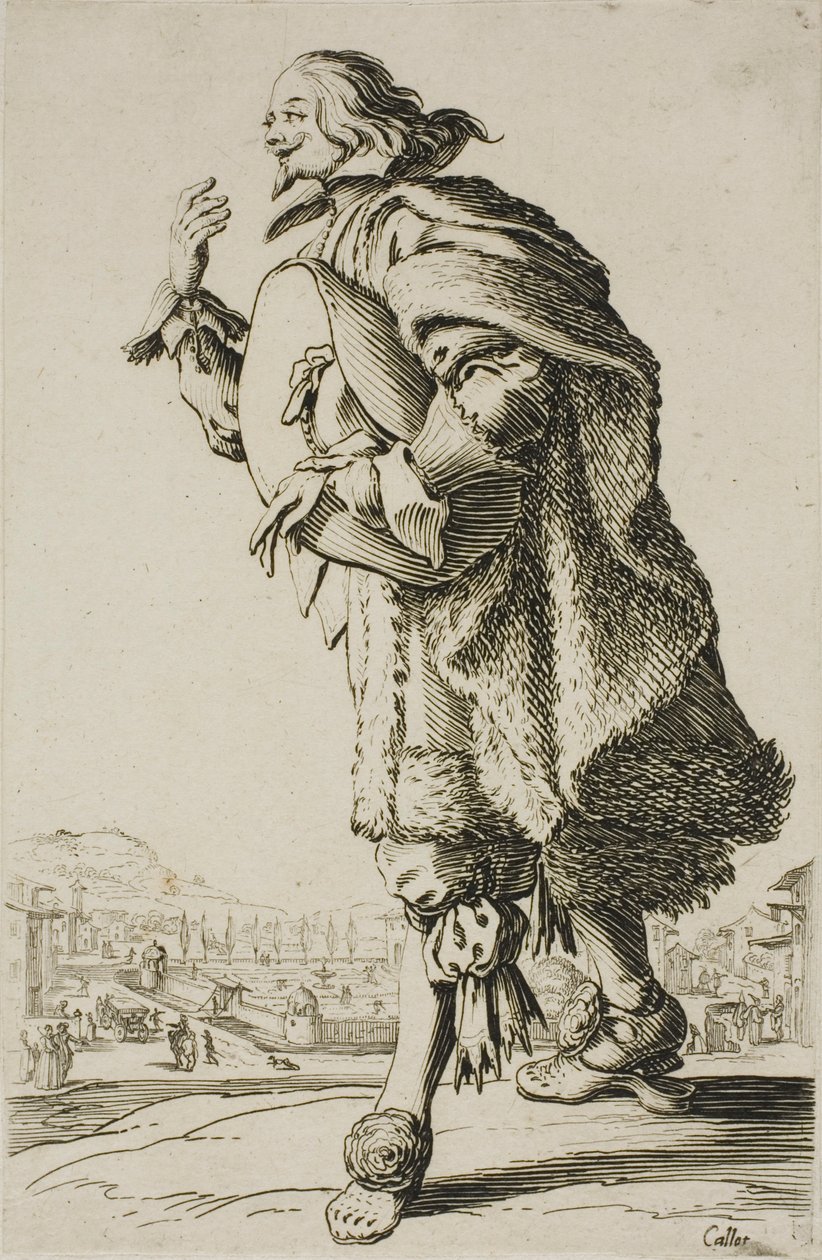 A tábornok, aki a kalapját a hóna alatt tartva tiszteleg, második lemez a La Noblesse-ból alkotó: Jacques Callot